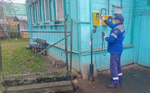 В деревне Жуковка Тверской области подключено к газу первое домовладение